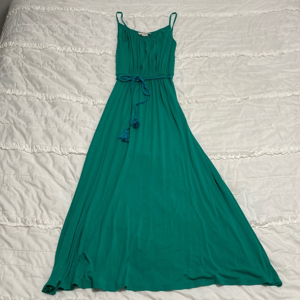 Emerald Green Boden Maxi Dress with Rope Belt